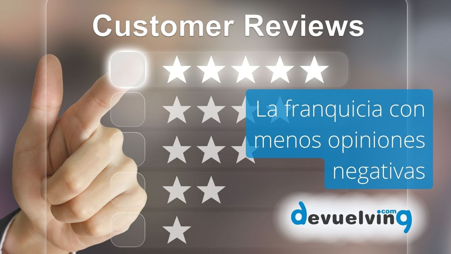 Devuelving, la franquicia con menos opiniones negativas en 2023