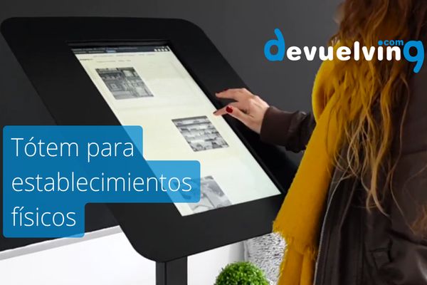 Devuelving presenta su tótem para establecimientos físicos