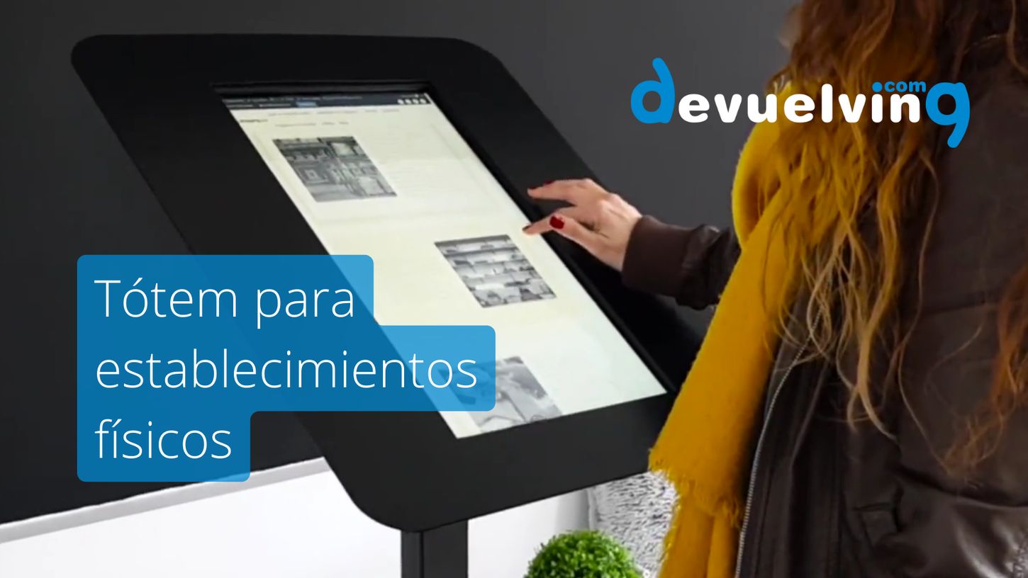 Devuelving presenta su tótem para establecimientos físicos